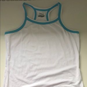 Girls white tank top